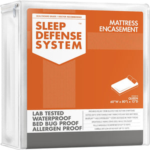 HOSPITOLOGY PRODUCTS Zippered Mattress Encasement - Sleep Defense System - Tw...