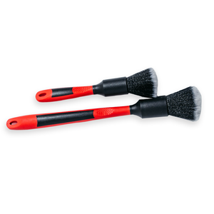 NEXUS Velvet Touch Detail Brush Kit (Red/Black) – Precision Cleaning for Delicate Surfaces
