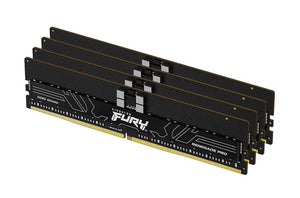 KF564R32RBK4-128 - Kingston Fury Renegade Pro 128GB (4x 32GB) 6400MHz DDR5 PC5-51200 ECC Registered CL32 288-Pin DIMM 1.4V Single Rank x4 Memory Module