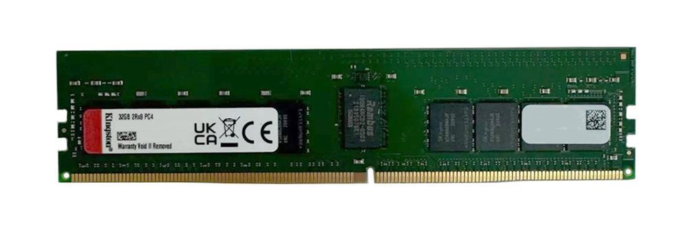 KTL-TS432E/32G - Kingston 32GB 3200MHz DDR4 PC4-25600 ECC Unbuffered CL22 288-Pin DIMM 1.2V Dual Rank x8 Memory Module