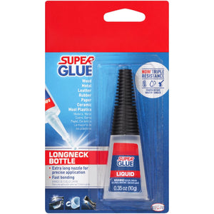 Loctite Super Glue Liquid, Clear, 0.07 fl oz Tube, 2 Pack - Superglue for Plastic, Wood, Metal, Crafts & Repair, Cyanoacrylate Adhesive Instant Glue, Quick Dry