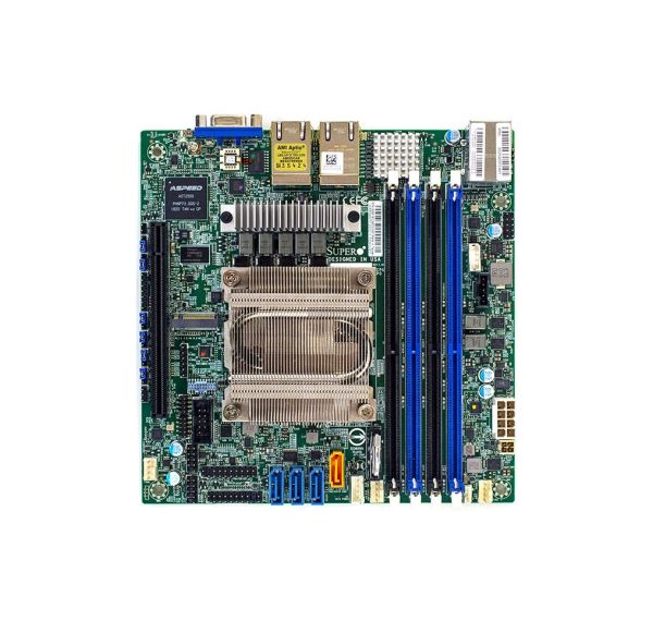 M11SDV-8CT-LN4F - Supermicro EPYC 3201 Single Socket SP4 DDR4 SATA PCI-Express M.2 Supported Mini-ITX Server Motherboard