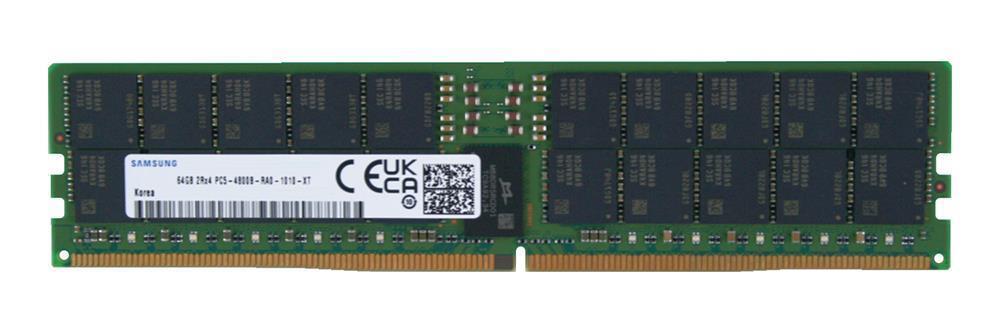 M321R8GA0PB0-CWMJJ - Samsung 64GB 5600MHz DDR5 PC5-44800 ECC Registered CL46 288-Pin DIMM 1.1V Dual Rank x4 Memory Module