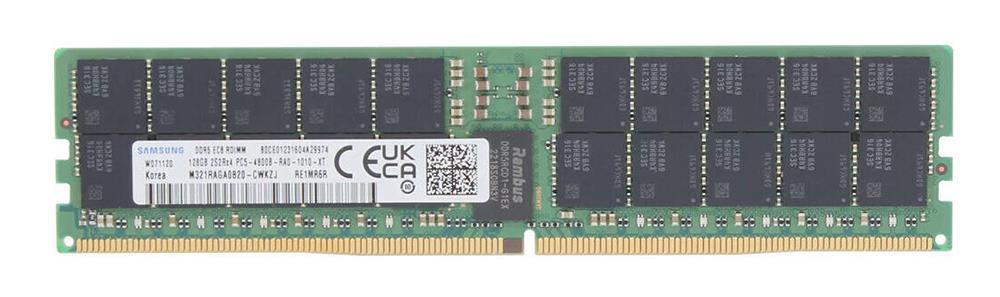 M321RBGA0B40-CWKZJ - Samsung 256GB 4800MHz DDR5 PC5-38400 ECC Registered CL40 288-Pin DIMM 1.1V Octal Rank x4 Memory Module