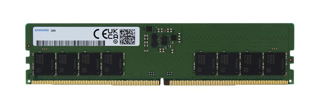 M323R2GA3BB0-CQK0L - Samsung 16GB 4800MHz DDR5 PC5-38400 ECC Unbuffered CL40 288-Pin DIMM 1.1V Single Rank x8 Memory Module