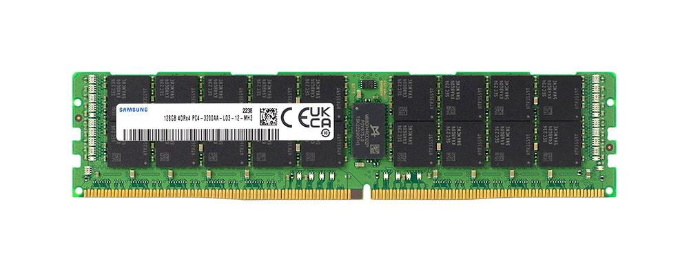 M386AAG40DM3-CWE - Samsung 128GB 3200MHz DDR4 PC4-25600 ECC Registered CL22 288-Pin Load Reduced DIMM 1.2V Quad Rank x4 Memory Module