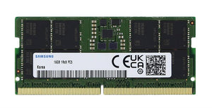 M426R2GA3BB0-CQK - Samsung 16GB 4800MHz DDR5 PC5-38400 ECC Unbuffered CL40 262-Pin SoDimm 1.1V Single Rank x8 Memory Module