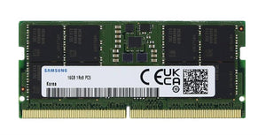 M426R2GA3BB0-CQKOD - Samsung 16GB 4800MHz DDR5 PC5-38400 ECC Unbuffered CL40 262-Pin SoDimm 1.1V Single Rank x8 Memory Module