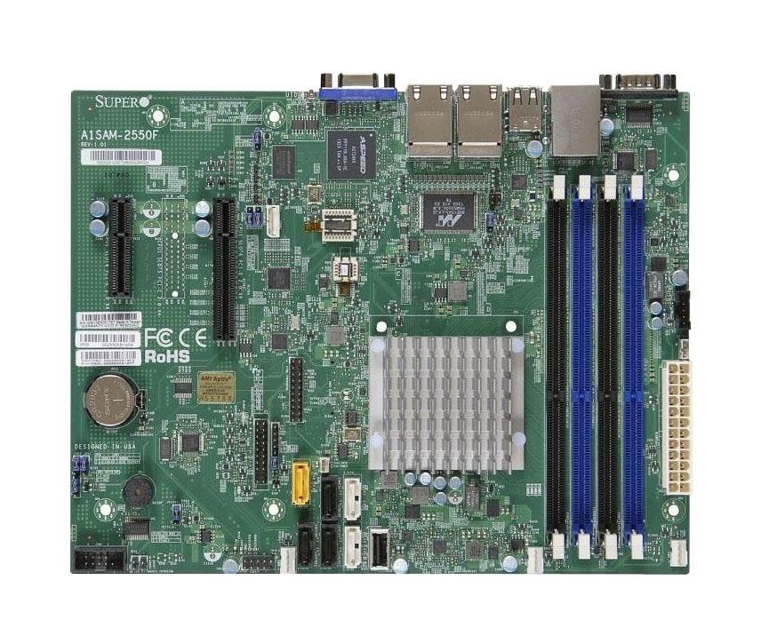 MBD-A1SAM-2550F-B - SuperMicro Micro ATX System Board (Motherboard) with Intel Atom C2550 CPU