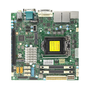 MBD-X11SSV-Q-B - Supermicro Core i3/i5/i7 G6/G7 Celeron/Pentium Single Socket LGA1151 DDR4 SATA PCI-Express M.2 Supported Mini-ITX Server Motherboard