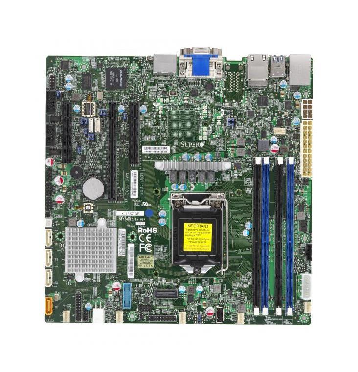 MBD-X11SSZ-QF-O - SuperMicro Micro-ATX System Board (Motherboard) with Intel Q170 Chipset CPU