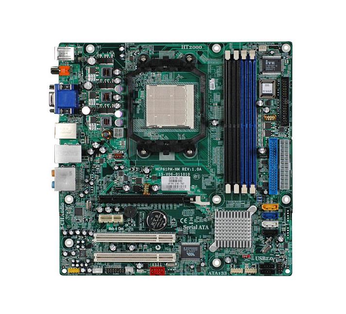 MCP61PM-HM - HP Nettle2-GL8E GeForce 6150SE nForce 430/ DDR2/ SATA-PATA HD/ PCI 10/100Mbps LAN/ 2-PCI Motherboard