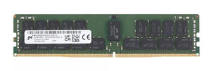 MTA36ASF4G72PZ-3G2E7TI - Micron 32GB 3200MHz DDR4 PC4-25600 ECC Registered CL22 288-Pin DIMM 1.2V Dual Rank x4 Memory Module