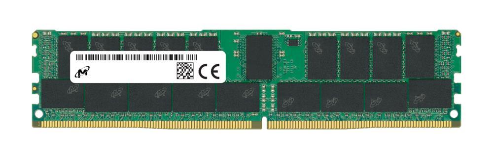 MTA36ASF8G72PZ-3G2E1VL - Micron 64GB 3200MHz DDR4 PC4-25600 ECC Registered CL22 288-Pin DIMM 1.2V Dual Rank x4 Memory Module