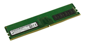MTA9ASF2G72AZ-3G2B1ZI - Micron 16GB 3200MHz DDR4 PC4-25600 ECC Unbuffered CL22 288-Pin DIMM 1.2V Single Rank x8 Memory Module