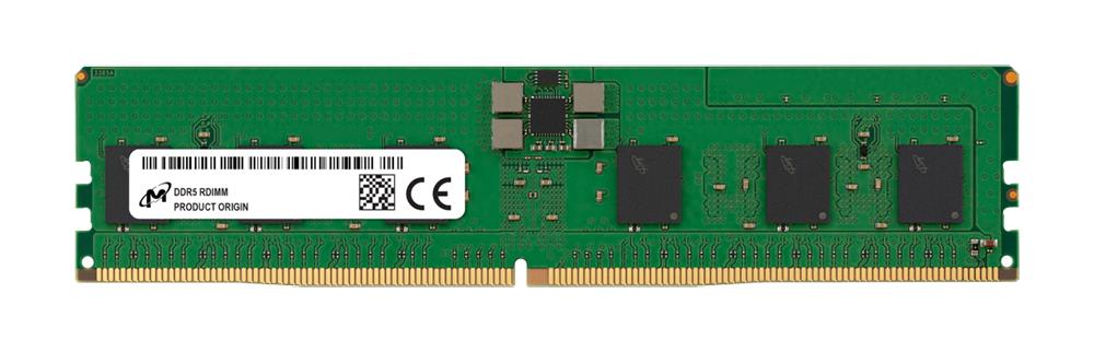 MTC10F108YS1RC48BR - Micron 24GB 4800MHz DDR5 PC5-38400 ECC Registered CL40 288-Pin DIMM 1.1V Single Rank x8 Memory Module