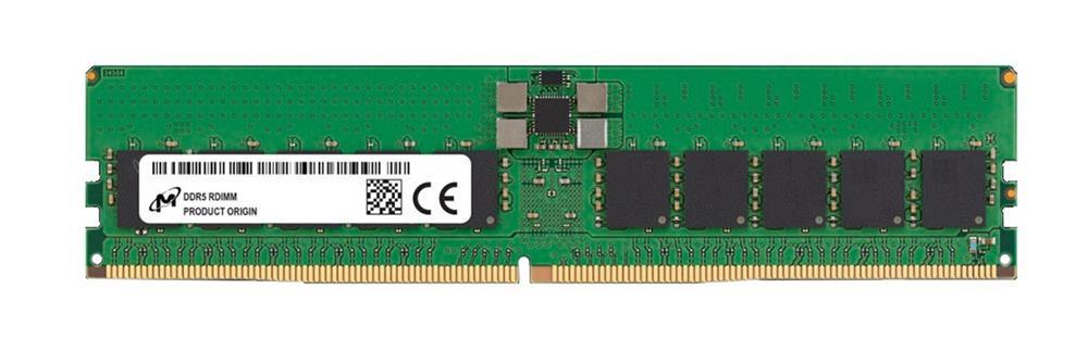 MTC20F1045S1RC56BD1R - Micron 32GB 4800MHz DDR5 PC5-38400 ECC Registered CL46 288-Pin DIMM 1.1V Single Rank x4 Memory Module