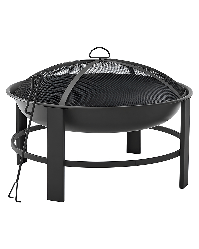 Mainstays Owen Park 28 inch Round Wood Burning Fire Pit