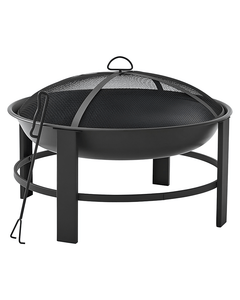 Mainstays Owen Park 28 inch Round Wood Burning Fire Pit