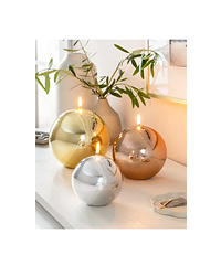Metallic Nouveau Orb Candles