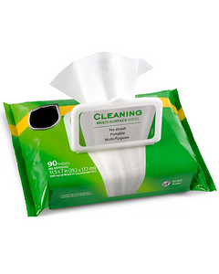 Nic A580Fw Table Turner Wet Wipe, 11-1/2 Width, 7Quot; Length, Paper, White, Pack Of 12