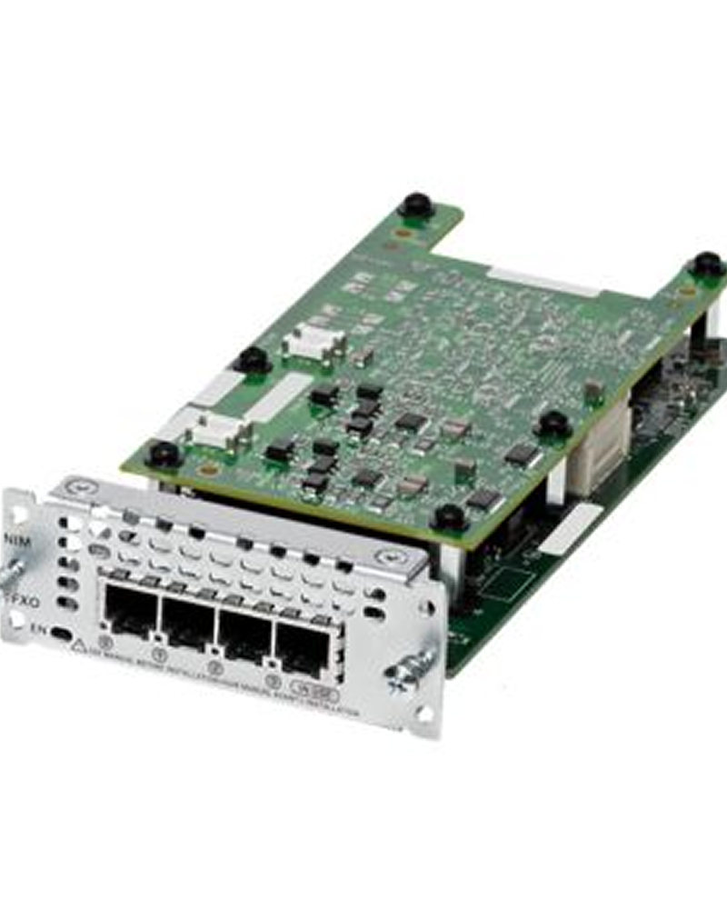 NIM-4FXO-RF| Cisco 4-Ports FXO Network Interface Module for ISR 4000 series