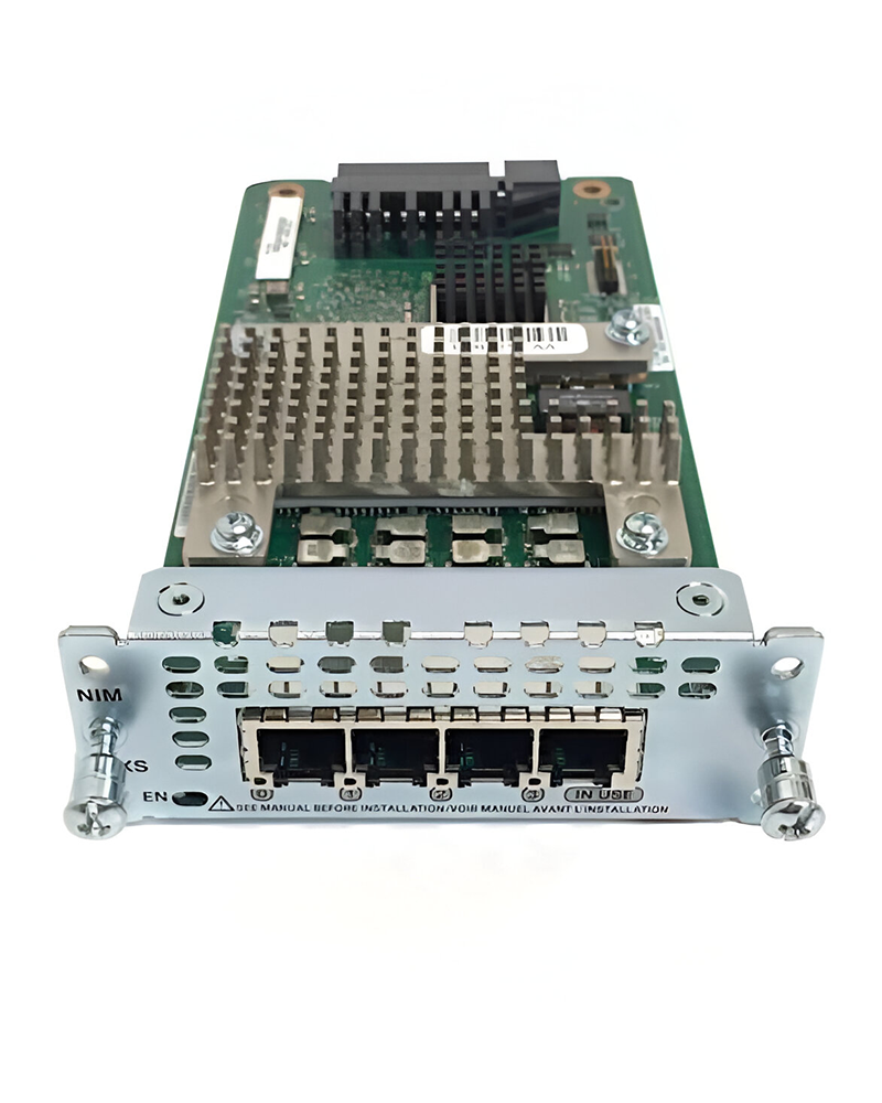 NIM-4MFT-T1/E1=| Cisco 4-Ports Multi-flex Trunk Voice/Clear-channel Data T1/E1 WAN Interafce Module