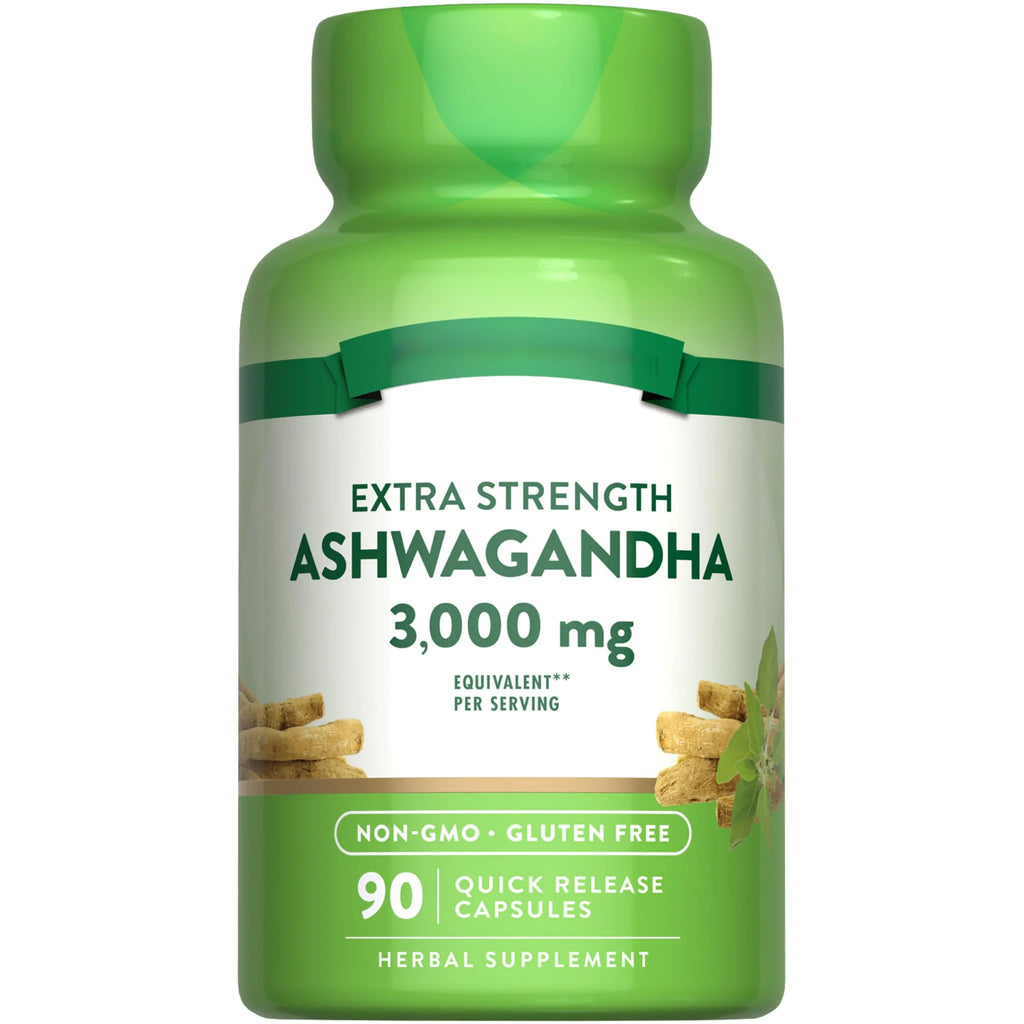 Nature's Truth Ashwagandha Capsules | 3000mg | 90 Count | Extra Strength | with Black Pepper | Non-GMO & Gluten Free Supplement