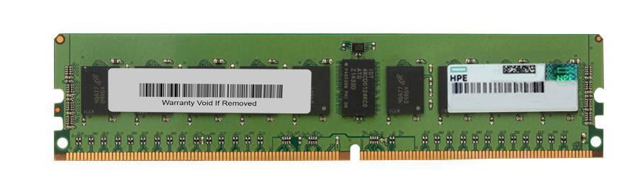 867459-091 - HP 16GB 2400MHz DDR4 PC4-19200 ECC Registered CL17 288-Pin DIMM 1.2V Dual Rank x8 Memory Module