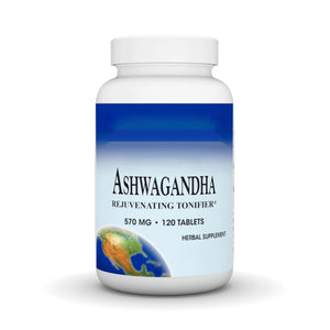 Planetary Herbals Ashwagandha Full Spectrum 570 mg, Rejuvenating Tonifier,120 Tablets