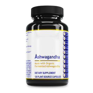 Premier Research Labs Premier Ashwagandha - Pure Supplement for Women & Men with Organic Ashwagandha Root, Herbal Pills for Stress & Sleep Support, Fermented for Absorption - 120 Plant-Based Capsules