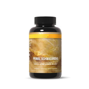 Primal Harvest Ashwagandha Supplement with 5 Mushroom Extracts: Lion’s Mane, Reishi, Cordyceps, Turkey Tail & Maitake for Immune Support & Cognitive Health