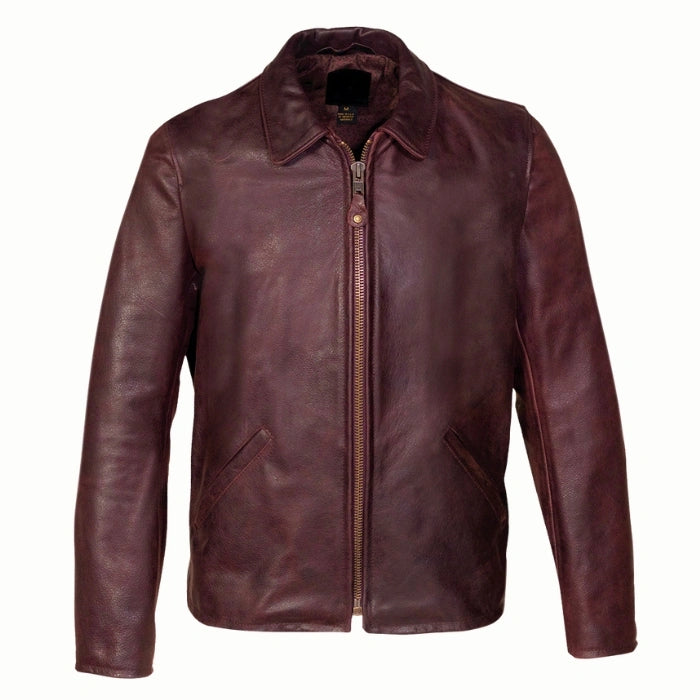 Men's Premium Waxy Cowhide Leather Jacket