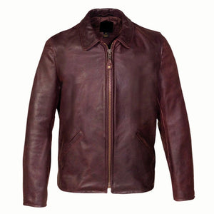 Men's Premium Waxy Cowhide Leather Jacket