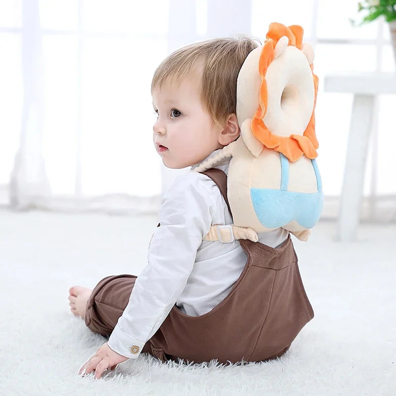 1-3T Toddler Baby Head Protector Backpack Pillow Safety Pad Cushion Prevent Injured Cartoon Security Pillow Protective Headgear