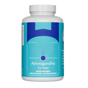 Santo Remedio Ashwagandha, Stress Support, Dietary Supplement, 1000 mg Per Serving, 180 Capsules, No Artificial Flavors, No Artificial Colors, Sugar & Sodium Free, Vegetarian