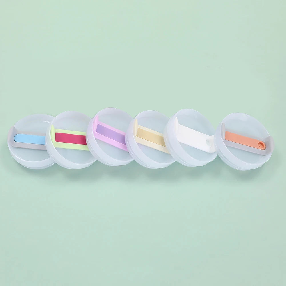 1pc 40oz Tumbler Lid with Straw Hole - Replacement Sports Water Bottle Top for Wide Mouth Cups - Leak-Proof and Durable