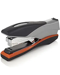 Swingline Stapler, Full Strip Desktop Stapler, 40 Sheet Capacity, Reduced Effort, Optima 40, Silver/Black/Orange (87845)