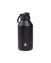 Tal Ranger 64 Oz Black Solid Print Stainless Steel Water Bottle With Wide Mouth Lid