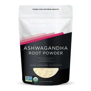 Terrasoul Superfoods Organic Ashwagandha Root Powder, 1 Lb - Stress Adaptogen | May Improve Sleep | Lab-Tested for Quality