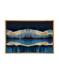 Wall26 Framed Abstract Mountain Canvas Prints Wall Art Nature Scenery