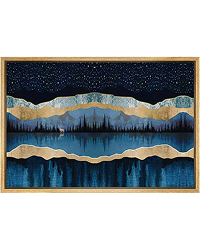 Wall26 Framed Abstract Mountain Canvas Prints Wall Art Nature Scenery