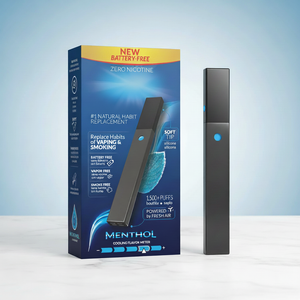 Stop Smoking, Smokeless with Soft Tip Chewable Mouth Grip for Maximum Relief, Oral Fixation Support, Clinically Studied, Oxygen Quit Smoking Aid (Menthol, 1 Pack)
