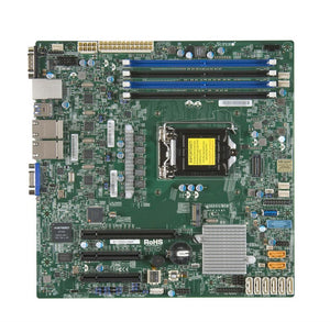 X11SSH-LN4F-B - SuperMicro LGA1151/ Intel C236/ DDR4/ SATA3/USB3.0/ V/4GbE/ MicroATX Motherboard