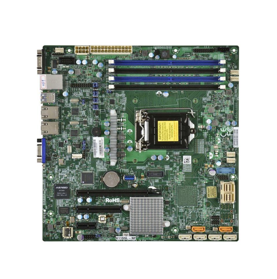 X11SSL-NF-O - SuperMicro LGA1151/ Intel C232/ DDR4/ SATA3/USB3.0/ V/2GbE/ MicroATX Motherboard