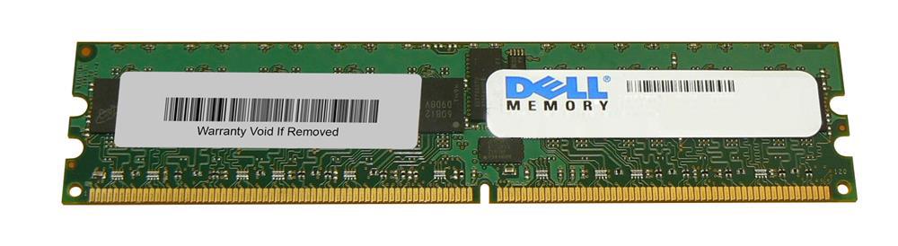 X1562 - Dell 1GB 400MHz DDR2 PC2-3200 ECC Registered CL3 240-Pin DIMM 1.8V Single Rank x4 Memory Module