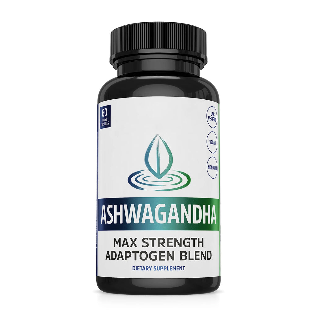 Zhou Ashwagandha - Ashwagandha and Rhodiola for Women & Men, Adaptogen Ashwaganda Extract 1200 mg with Black Pepper, Adaptogenic Support Supplement for Calm, Mood, Sleep - 60 Vegan Capsules