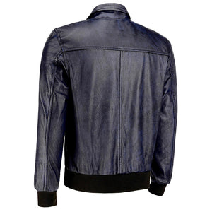 Men's Boyd's Rust Leather Bomber Jacket