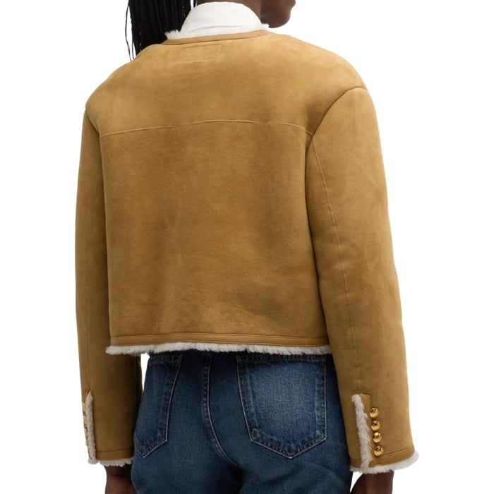 Pirelle Chic Winter Lamb Shearling Short Jacket