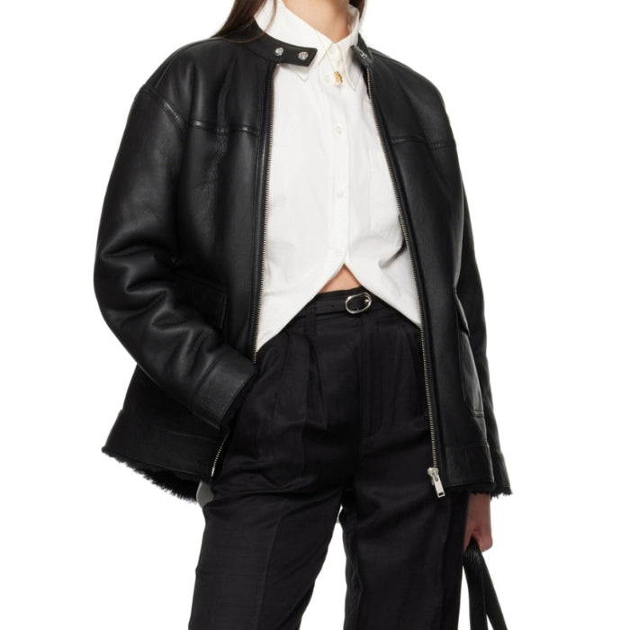 Lunara Women's Black Leather Jacket